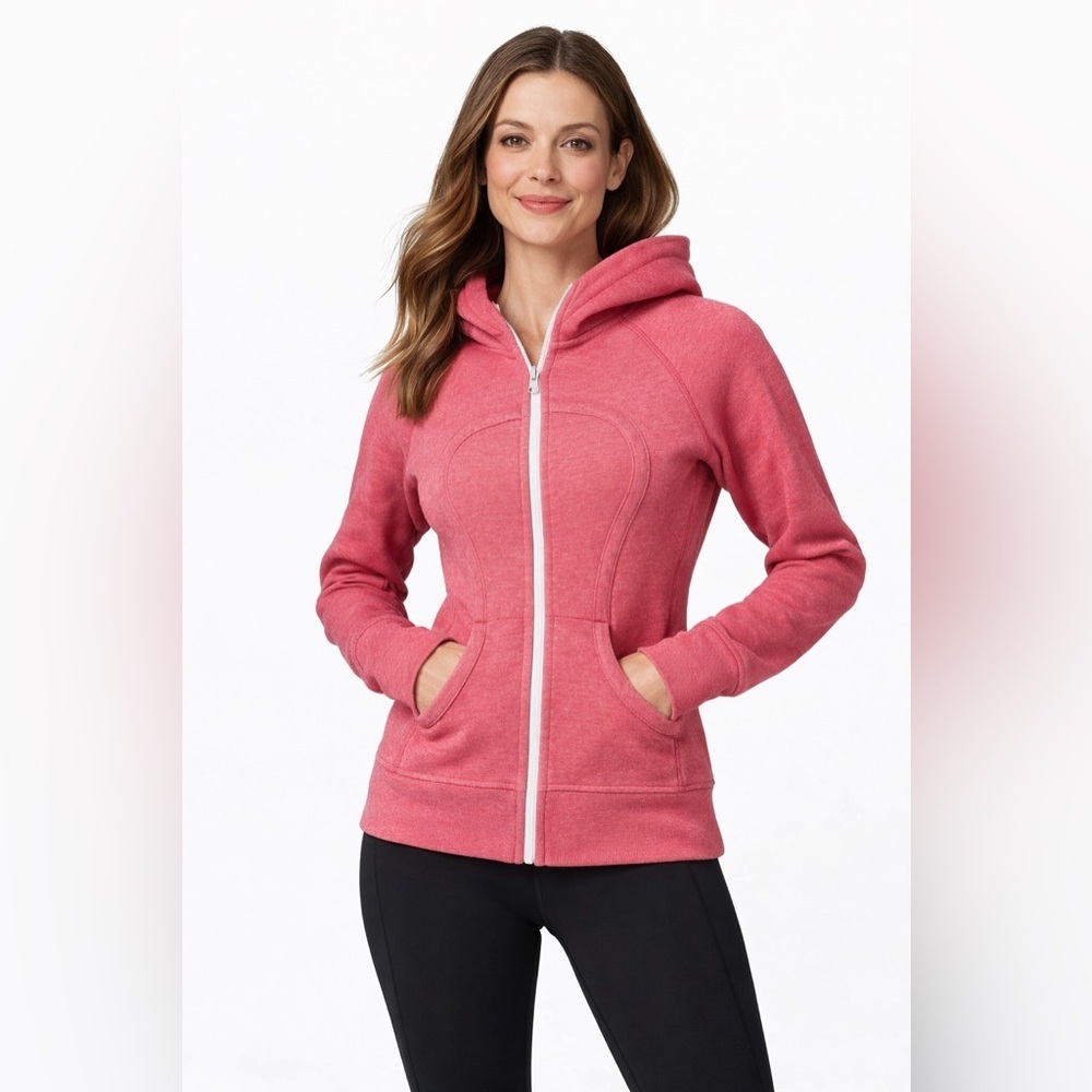 137. Lululemon Pink Zip-Up Hoodie